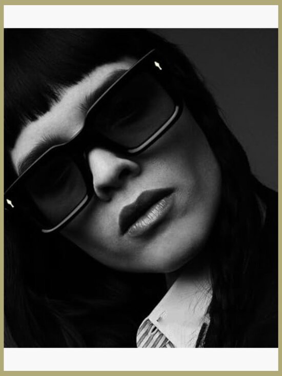 Thick Frame Square Sunglasses Chunky Rectangle Sun Glasses 